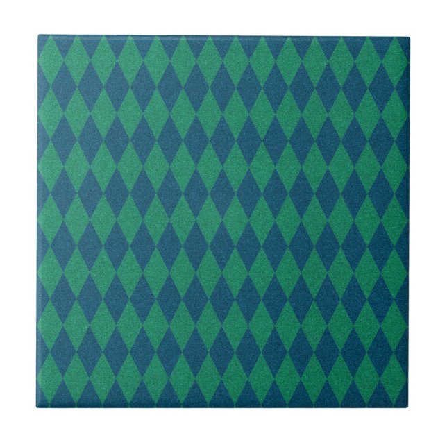 Ocean Färg Diamond Glitter Kakelplatta (Framsidan)