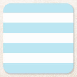 Ocean Färg Rand Trivet Underlägg Papper Kvadrat