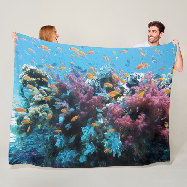 Ocean Fleece Blanket (På plats)