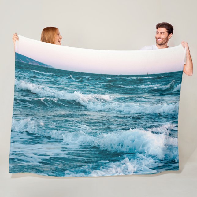 Ocean Fleece Blanket (På plats)