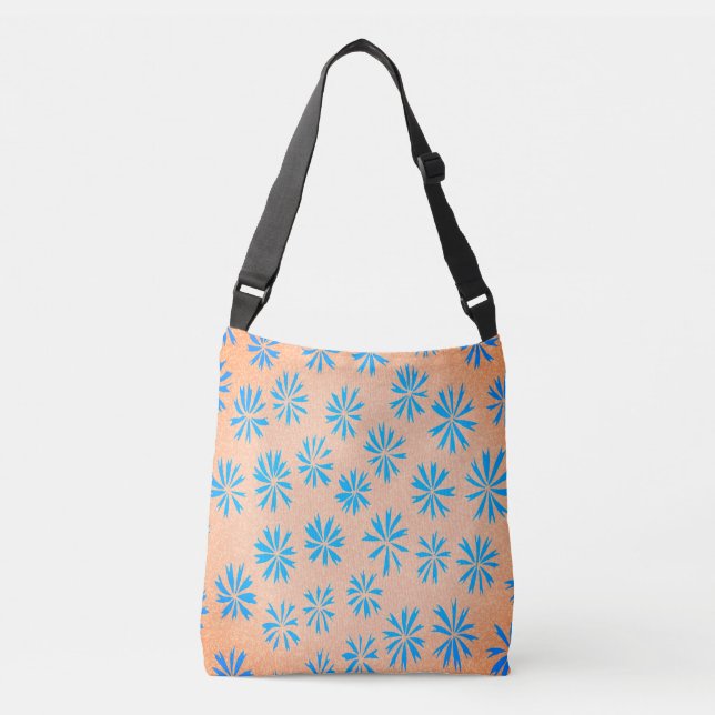 Ocean Flower Crossbody Bayer Axelväska (Framsida)