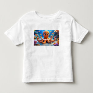 Ocean Friends Octopus T-Shirt for Småbarn