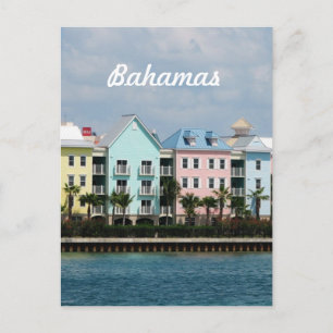 Ocean Front Bahamas Vykort