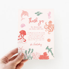 Ocean Girl Baby Shower Tack Kort