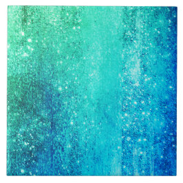 Ocean glam nr2 gradient blue-grönt kakelplatta