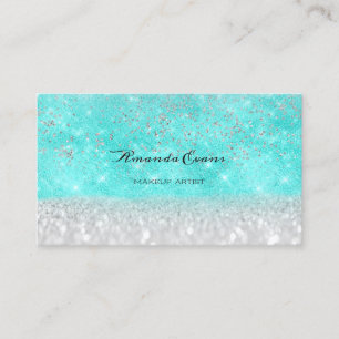 Ocean Glitter Sparkly Makeup Artist Bloggare Event Tidsbeställning Kort