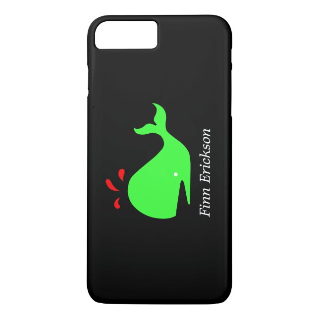 Ocean Glow_Big Spouty Whale_personlig Case-Mate iPhone Skal (Baksida)