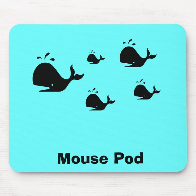 Ocean Glow_black-on-blue Whale "Mouse Pod" Musmatta (Framsidan)
