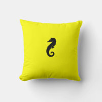 Ocean Glow_Black-on-Gult Seahorse