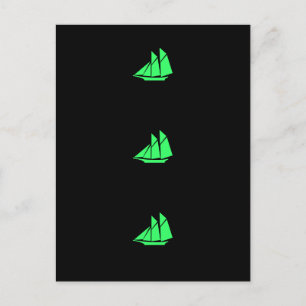 Ocean Glow_Grönt Clipper Vykort