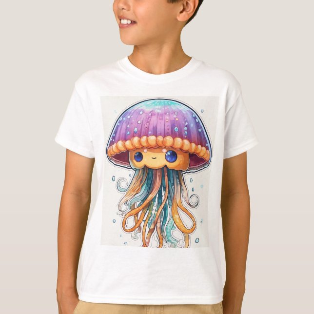 "Ocean Glow: Jellyfish T-Shirt Art" (Framsida)