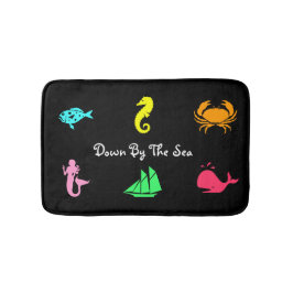 Ocean Glow_nautical themed_aquarium stil Badrumsmatta