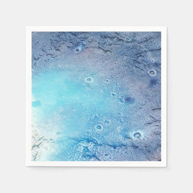 Ocean Golv Topography Pappersservett (Framsidan)