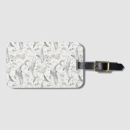 Ocean Grått Whales Bagagebricka