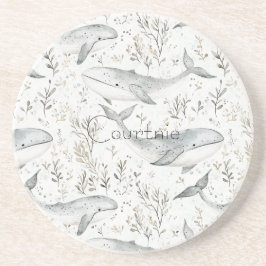 Ocean Grått Whales Underlägg