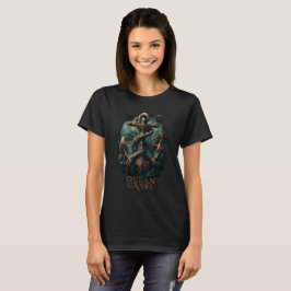 Ocean Grav Kraken Ankare Mörk Dam T-Shirt