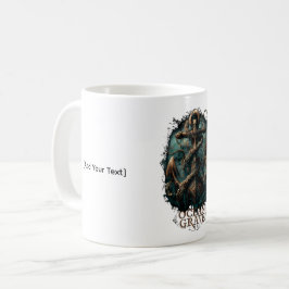 Ocean Grav Kraken Ankare Mörk Fantasy Kaffemugg