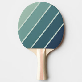 Ocean Green Nostalgisk Fet Randig Pingisracket