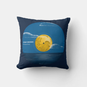 Ocean Grooves Vinyl Ocean Nattart Kudde
