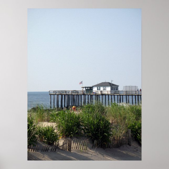Ocean Grove NJ Beach Poster (Framsidan)