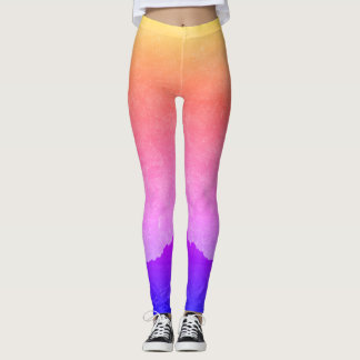 "Ocean Guld Sunset"Leggings by All Joy Art Leggings