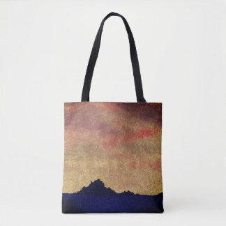 "Ocean Guld Sunset" Tote av All Joy Art Tygkasse