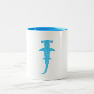 Ocean Hammerhead Shark Två-Tonad Mugg