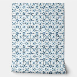 Ocean Harmony Tiles Mini Soft Teal, White Coastal