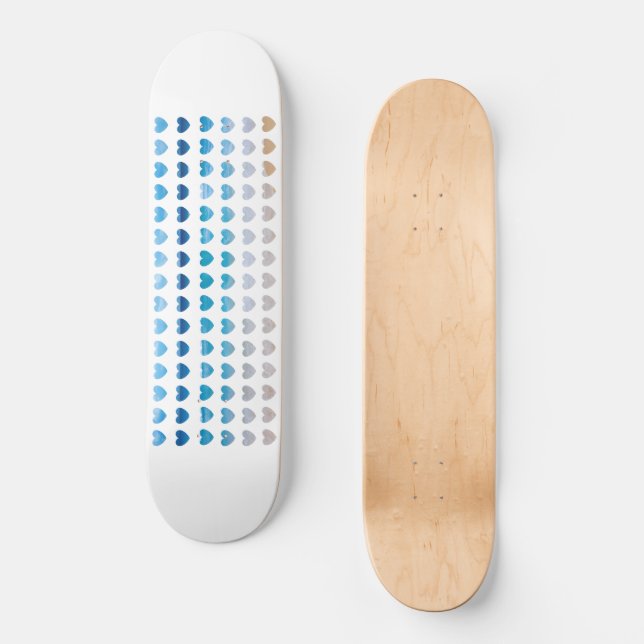 Ocean Hearts Skate Deck (Framsida)