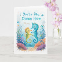 Ocean Hero Fars dag Seahorse Pappa
