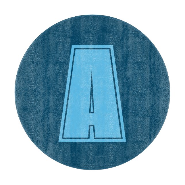 Ocean & Himlar Blue Initial Monogram Calligraphy C (Framsidan)