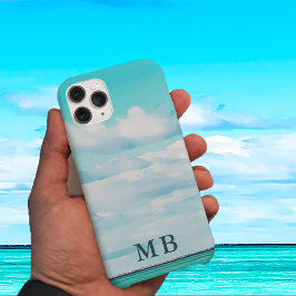 Ocean Himlar Monogram Travel Aqua Blue