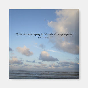 Ocean Himlar Scripture Magnet