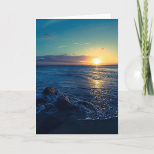 Ocean Horizon Sunset Kort