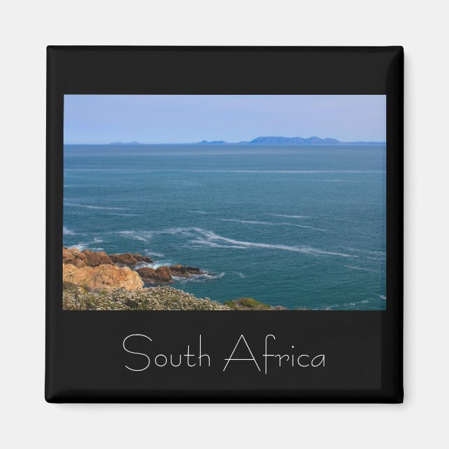 Ocean Horizon View Nature South Afrika SA Magnet (Framsidan)