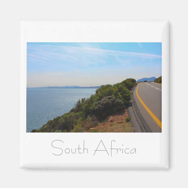 Ocean Horizon View Nature South Afrika SA Magnet (Framsidan)