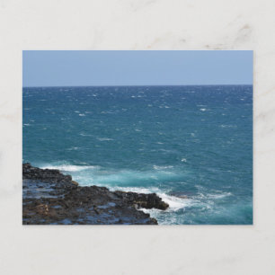 Ocean i Kauai Vykort