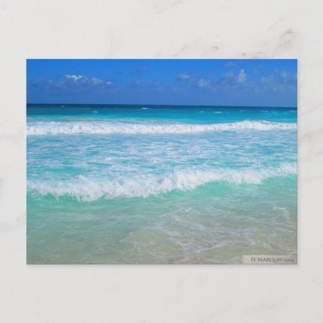 OCEAN IN CANCUN, MEXICO #1 VYKORT (Framsida)
