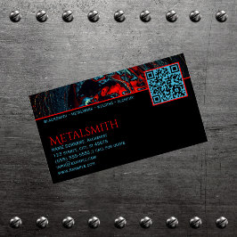 Ocean Inferno Metalsmith Welding Magnetiska Visitkort