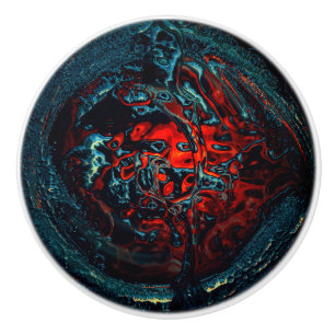 Ocean Inferno Red Glow Knopp