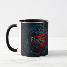 Ocean Inferno Red Glow Mugg