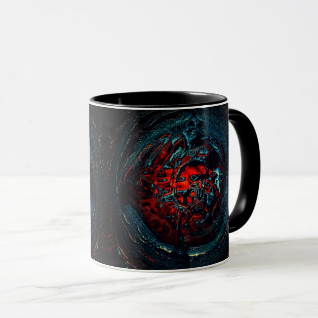 Ocean Inferno Red Glow Mugg (Framsida höger)