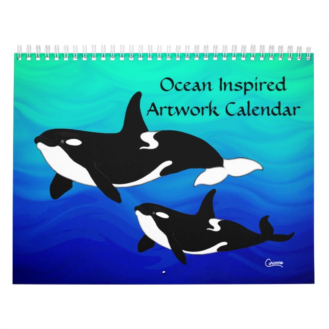 Ocean Inspired Artwork - Medium Calendar Kalender (Omslag)