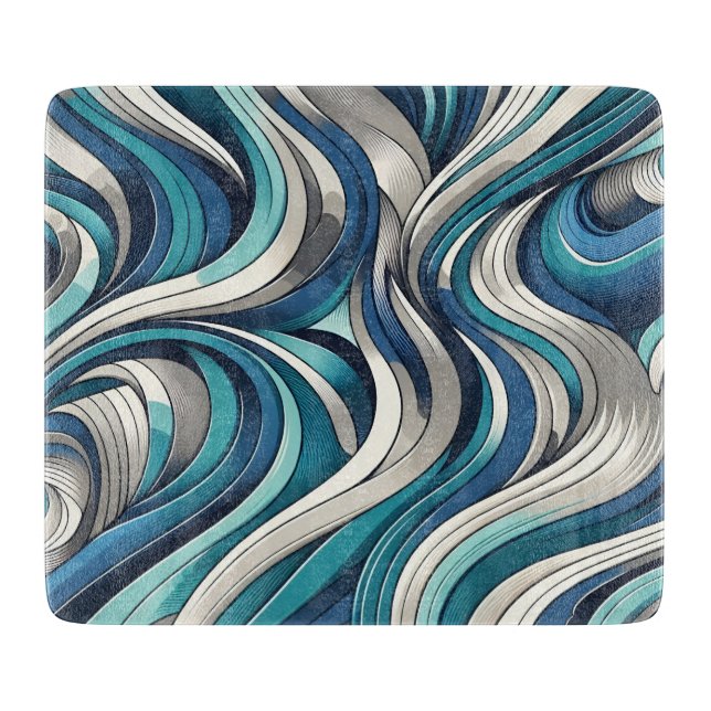 Ocean-Inspired Wave Mönster (Framsidan)