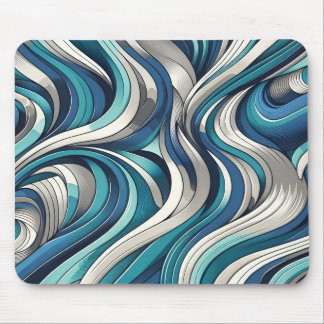 Ocean-Inspired Wave Mönster Musmatta