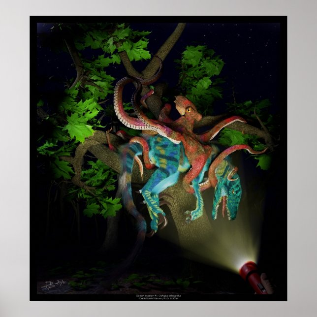 Ocean Invasion #1: Octopus arborealus Poster (Framsidan)