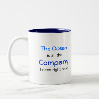 Ocean is Company Två-Tonad Mugg