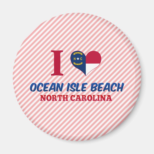 Ocean Isle Beach, North Carolina Magnet (Framsidan)