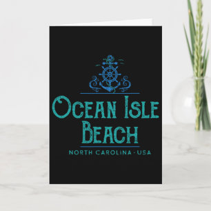 Ocean Isle Beach North Carolina Nautilus design Kort