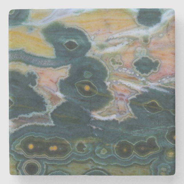 Ocean Jasper-platta Stenunderlägg (Framsidan)